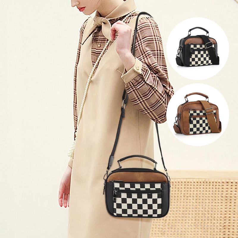 Checkerboard Crossbody Bag