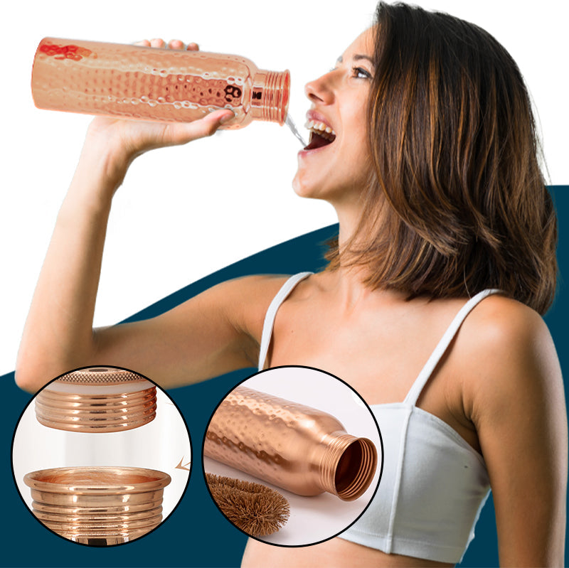 Electroplated Concave-Convex Sports Water Bottle