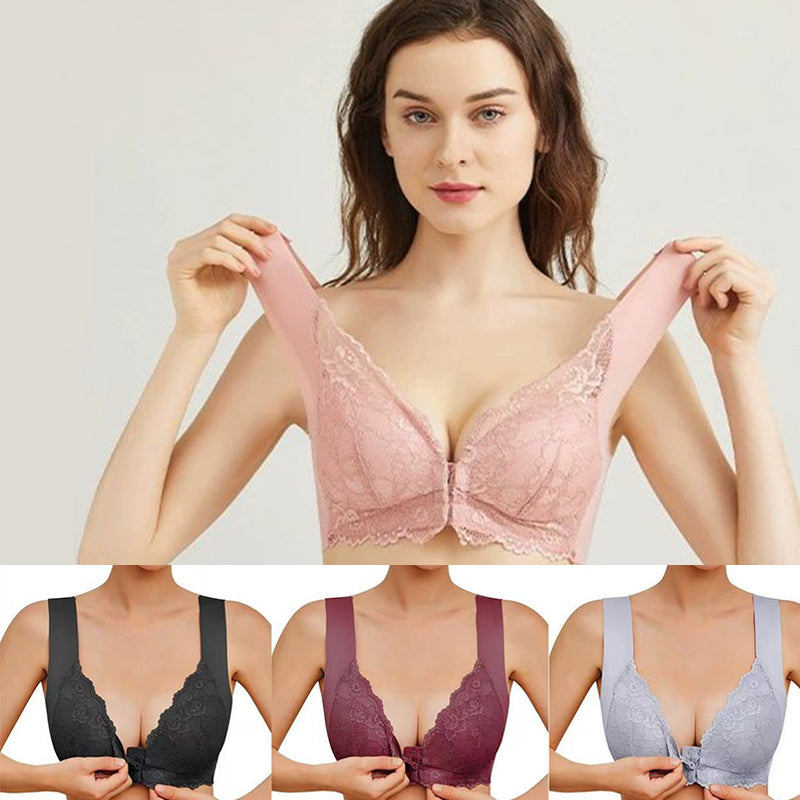 Front-Closure Lace Bra