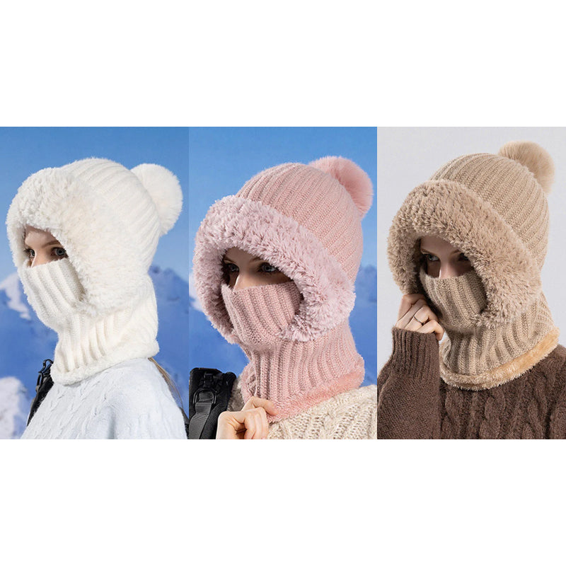 Women's Knitted Hat In Autumn And Winter