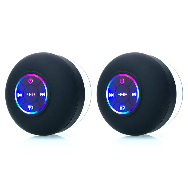 Mini Bluetooth Shower Speaker With Led Light