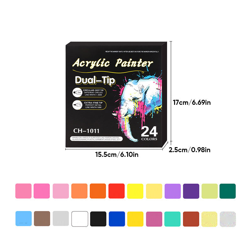 【UP TO 60% OFF】Acrylic Paint Marker (12PCS/24PCS/36PCS)