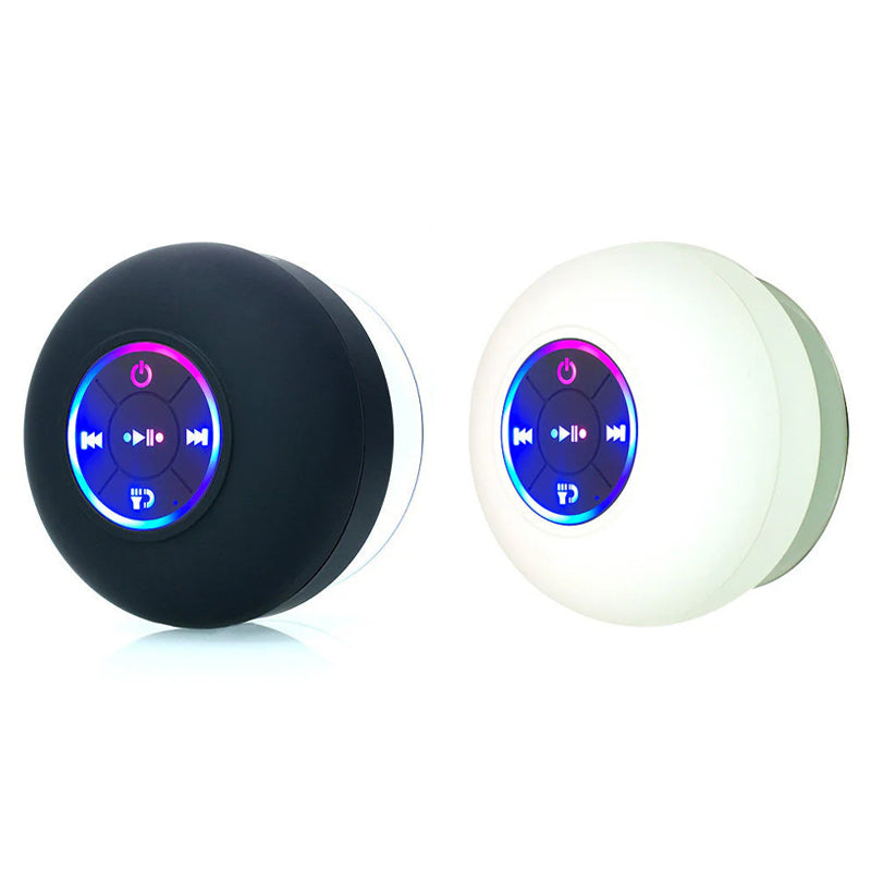 Mini Bluetooth Shower Speaker With Led Light