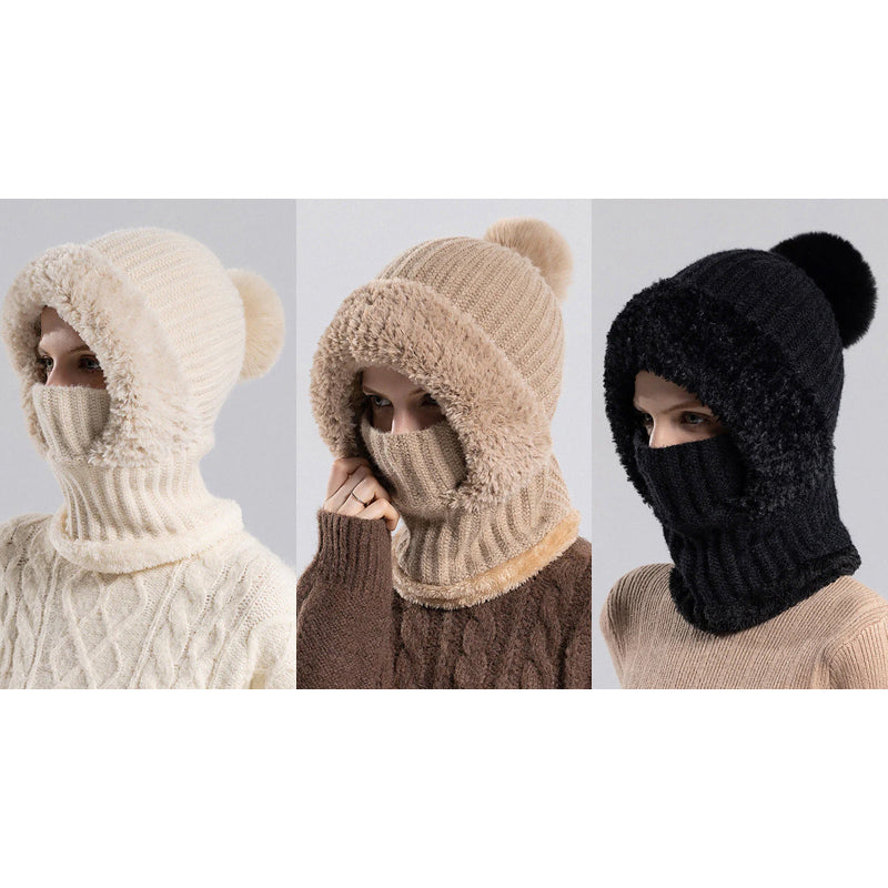 Women's Knitted Hat In Autumn And Winter