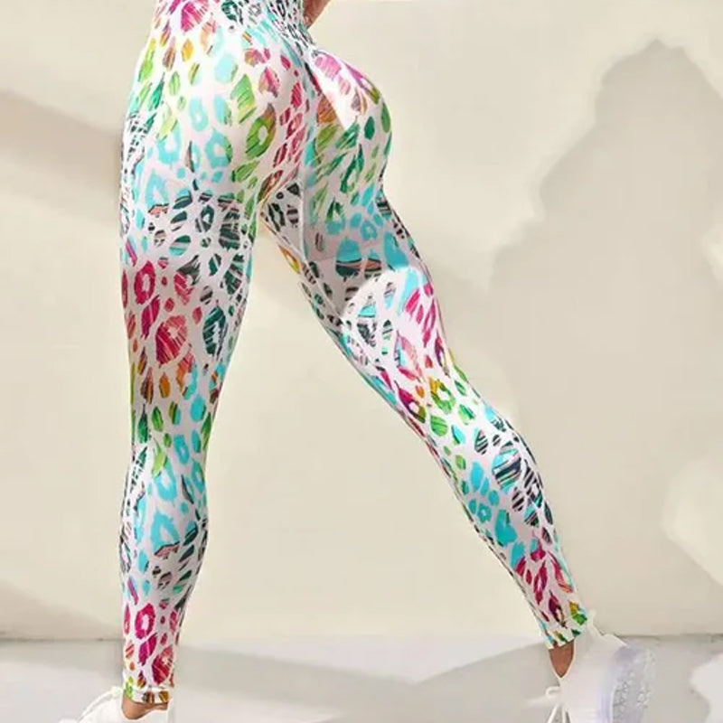 Colorful High Waist Yoga Pants