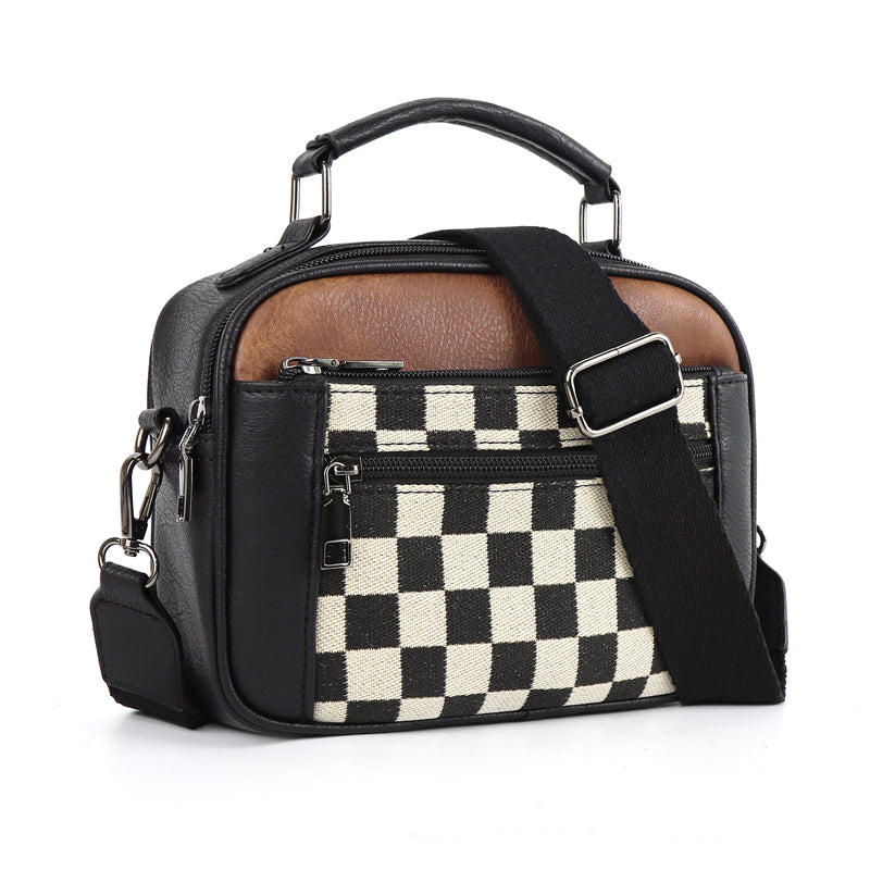 Checkerboard Crossbody Bag