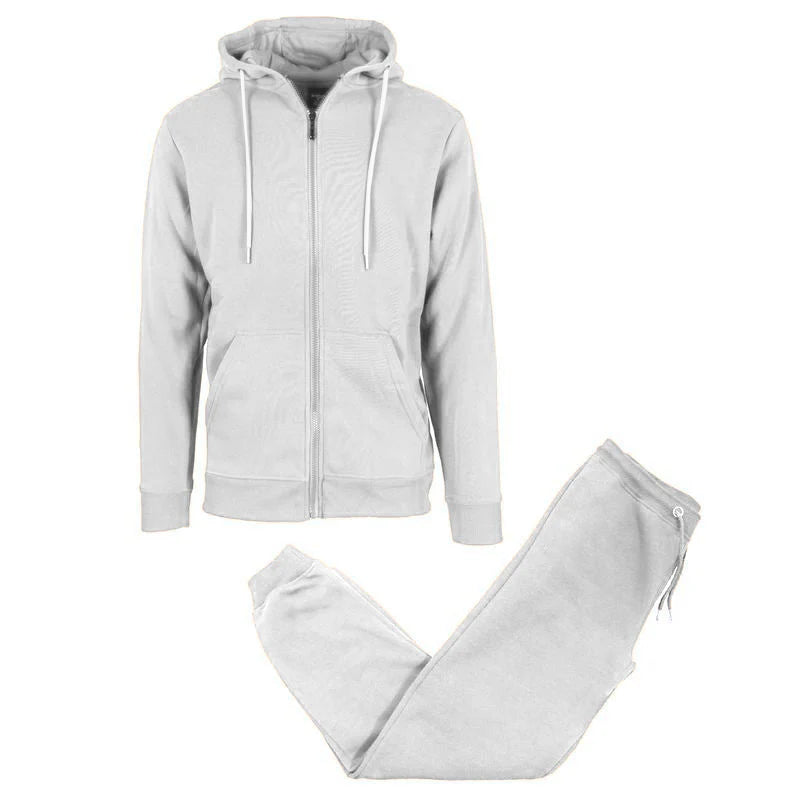 Men's Casual Full Zip Hoodie & Jogger