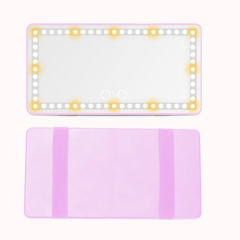 Car Sun Visor Makeup Mirror with LED Lights