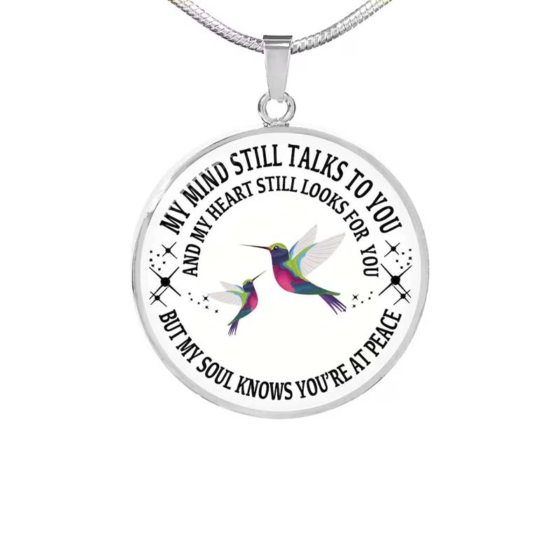 Hummingbird Memorial Necklace