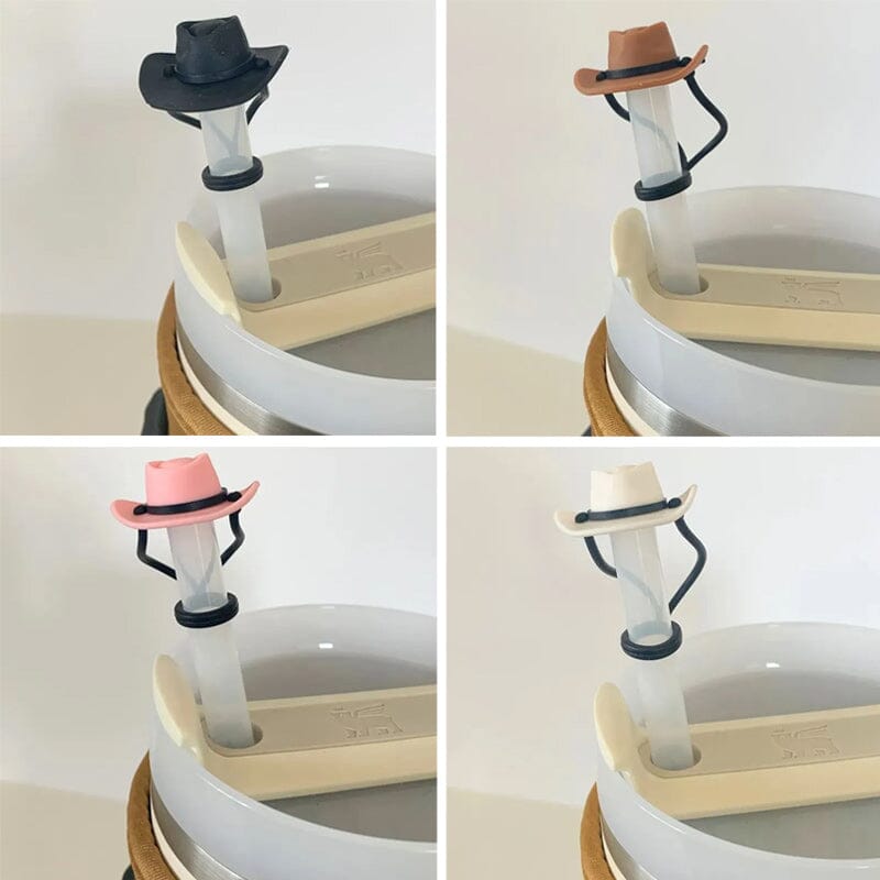 Silicone Cowboy Hat Straw Covers Cap