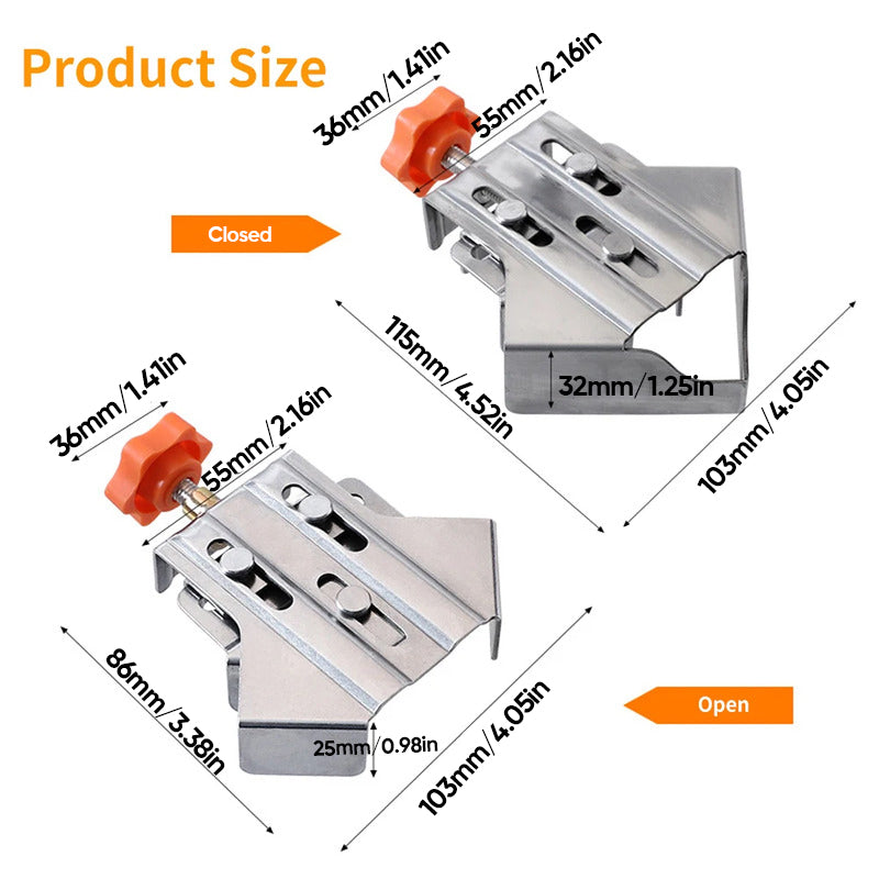 Stainless Steel Right Angles Clamp