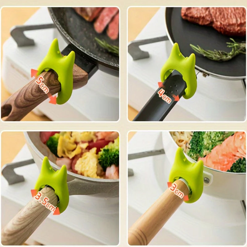 Silicone Pot Clip Spoon Rest