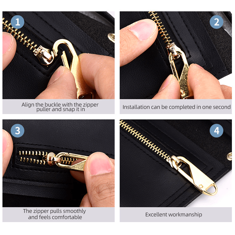 Lilyrhyme™ Universal Metal Zipper Head (6PCS)