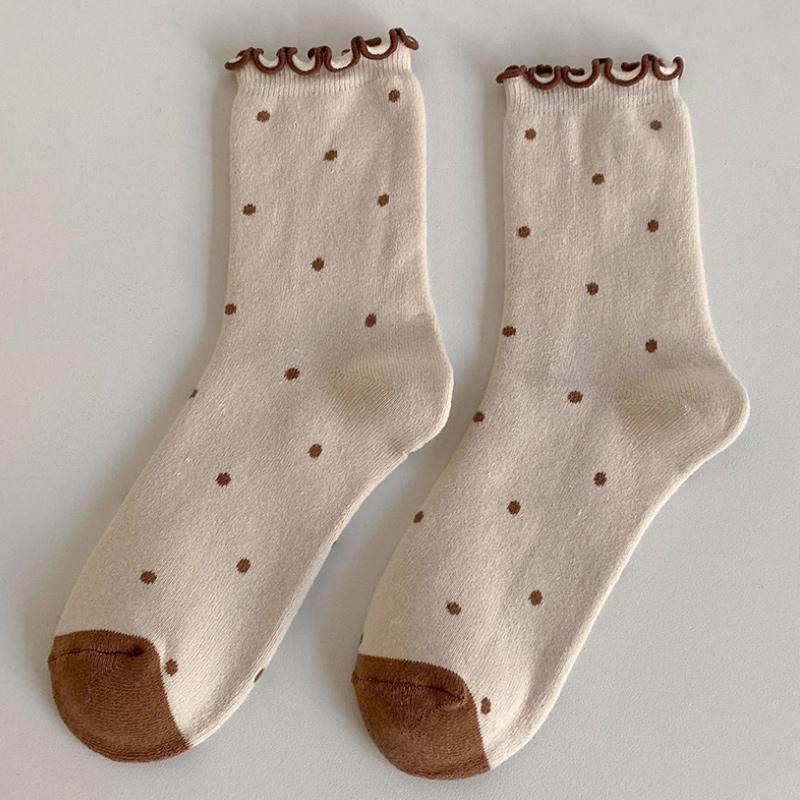 Lilyrhyme™ Ladies Polka Dot Retro Socks