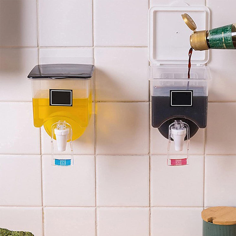 Wall Mounted Oil & Vinegar Dispenser